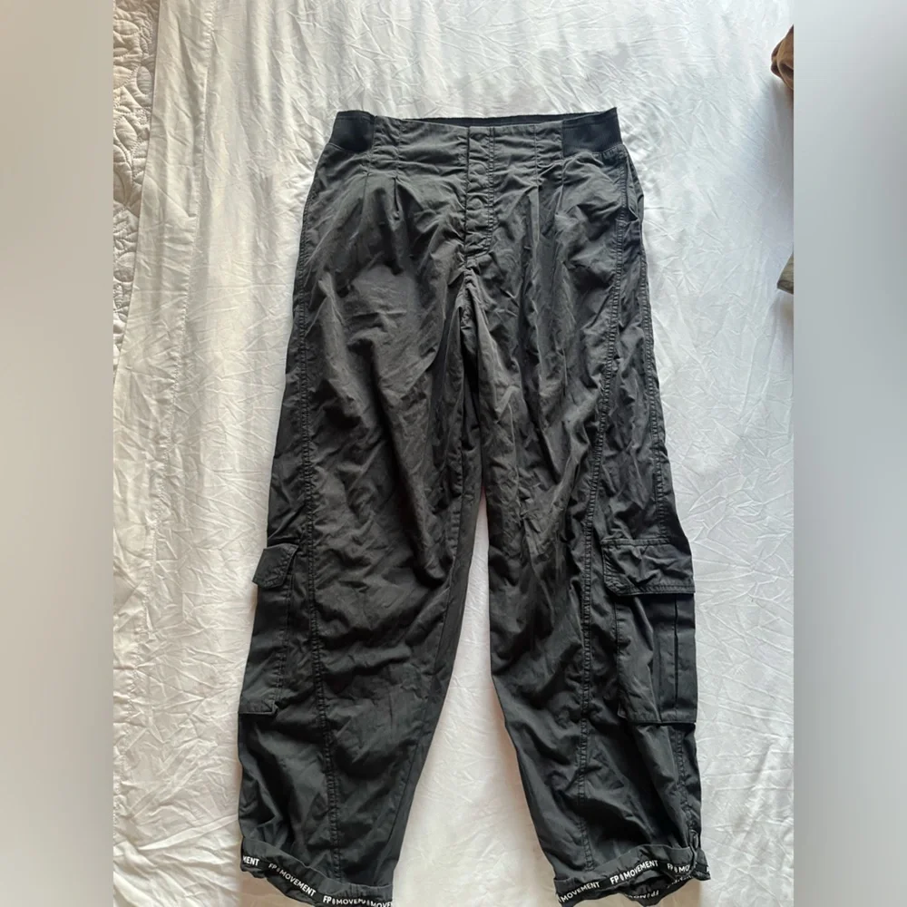 FP Movement by Free People Mesmerize Me Charcoal Pants large - Picture 6 of 7